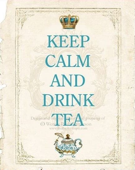 drinking tea quotes quotesgram