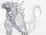 Godzilla Muto Boyama Kong Sketch Sketchite Oyunu Keywords Bezoeken Kleurplaten Pluma sketch template