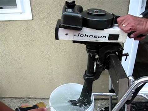 johnson  hp outboard youtube