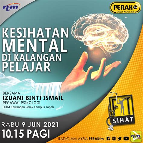 radio malaysia perak fm kesihatan mental  kalangan pelajar