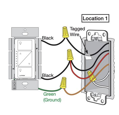 lutron caseta wireless dimmer     red wire rlutron