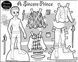 Paper Doll Prince Dolls Fairy Sincere Monday Marisole Printable Tale Print Template Clothing Renaissance Marcus Clothes Color Personas Paperthinpersonas Gentleman sketch template