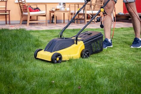 premium photo lawn mower   garden