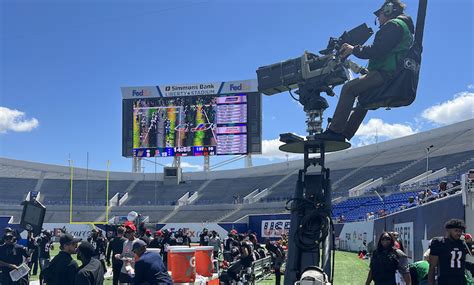 fox sports nbc sports expand home run production model  year   usfl drones helmetcams