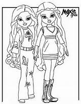 Coloring Moxie Girlz Pages Popular sketch template