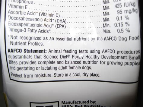 understanding  pet food label part   aafco statement rock bridge animal hospital