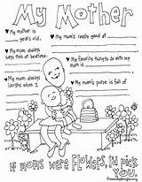 Coloring Mother Mothers Pages Mom Printable Worksheets Grandma Kids Sheet Print Color Sheets Elemantry Activities Printables Preschool Colouring Fill Prints sketch template