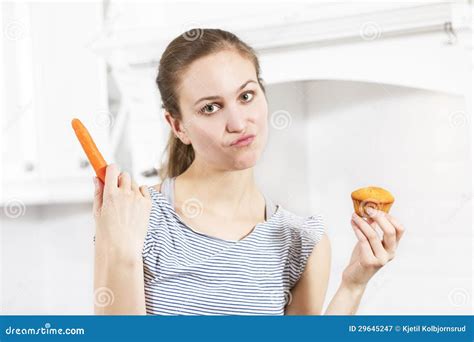 healthy   stock image image  eating carrot