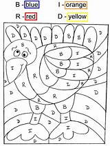 Letter Color Turkey Coloring Pages Activity Games Printables Kids Bird Number Fun sketch template