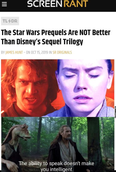 star wars prequels suck    hilarious memes film