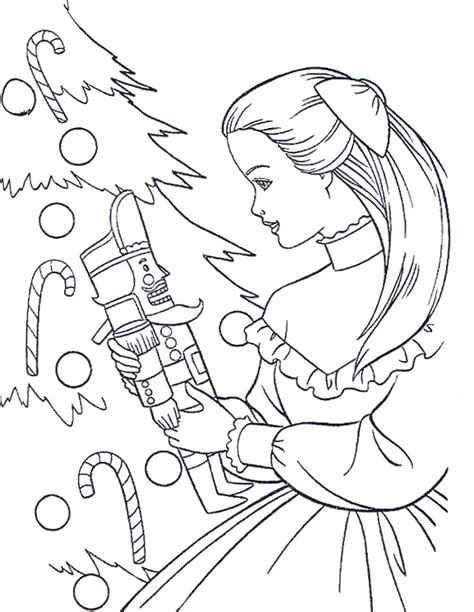 barbie coloring pages barbie christmas coloring picture