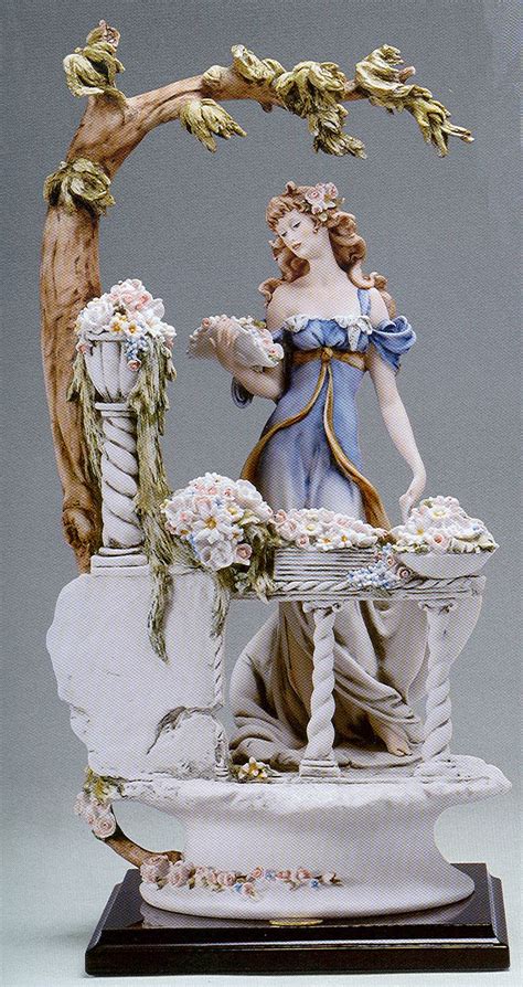 egiuseppe armani florence figurine armani  flower girl porcelain dolls