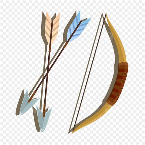 tribal arrows png image flat simple tribal bow  arrow bow arrow clipart tribe flat png