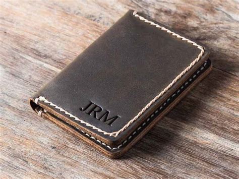 outstanding leather credit card holder  men gifts  men