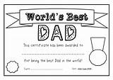 Father Certificate Certificates Dad Daddy Worlds Templates Resources Uncle Papa Tes Grandad Grandpa sketch template