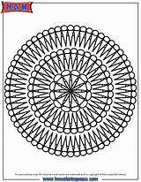 Mandala Coloring Advanced Pages sketch template