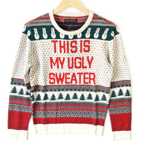 ugly sweater fair isle tacky ugly christmas sweater  ugly sweater shop