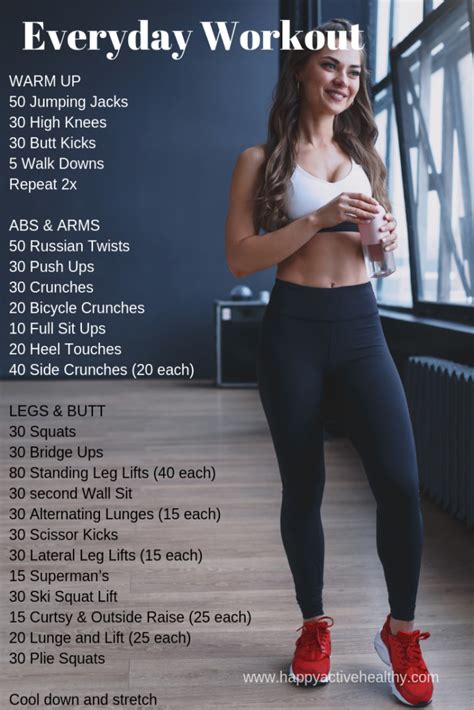 Full Body Workouts Daily At Home Workout Challenges