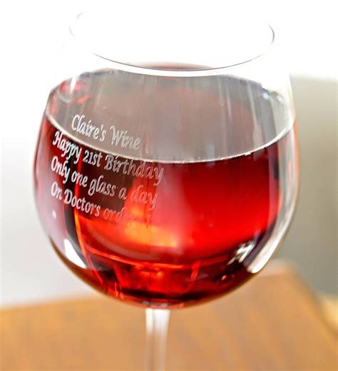 Personalised Giant Wine Glass By The Letteroom Giant Wine Glass