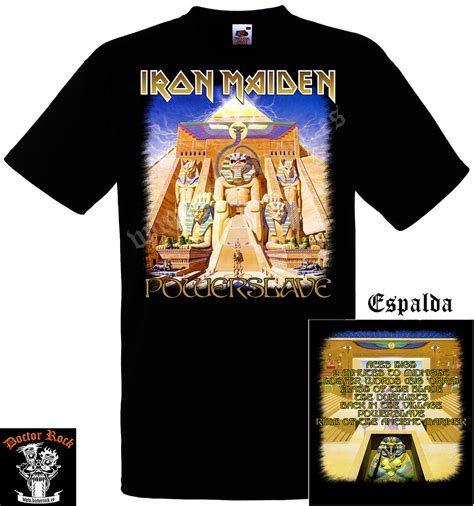 Camiseta Iron Maiden Powerslave Album Doctor Rock