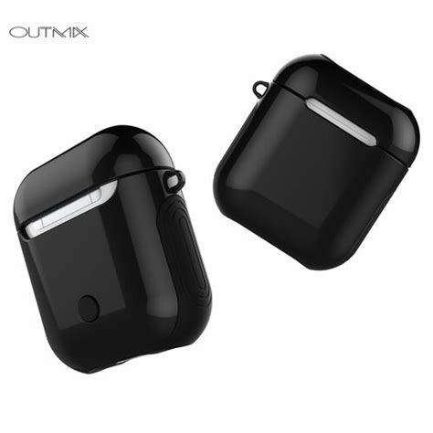 Outmix Wireless Charge For Airpods Case Silicone Protective Cover For