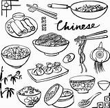 Icons Doodle Chinesisches Colorear Chelas Ankasol Ondort sketch template