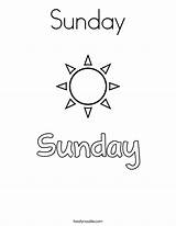 Coloring Sunday Week Days Login Twistynoodle Built California Usa Noodle Change Template Outline sketch template