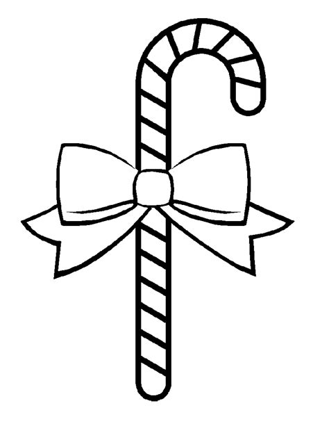 printable candy cane coloring pages  kids