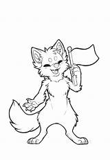 Furry Base Drawing Fursuit Drawings Line Cartoon Cute Wolf Fox Oc Animal Deviantart Fursona Pride Sheet Ref Character Use Sketches sketch template