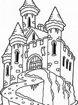 Castle Coloring Pages Adults Printable Princess Color Getcolorings Print Colo Kids sketch template