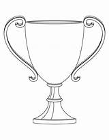 Trophy Coloring Pages Cup Kids Diy Awards Printable Trophies Color Craft Print Getcolorings Football sketch template