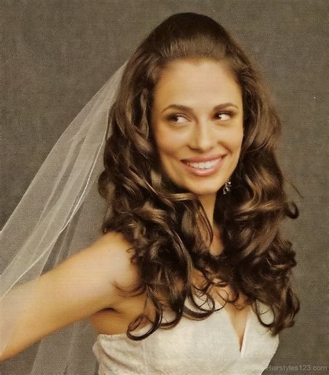 nice curly hairstyle  wedding
