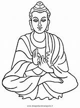Malvorlage Ausmalen Vorlagen Bouddha Religionen Religione Gratismalvorlagen Schablone Boeddha Colorier Sull Simple Gautama sketch template