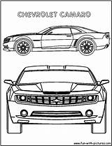 Coloring Pages Cars Chevy sketch template