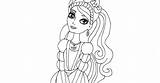 Ella Coloring Ever After High Pages sketch template