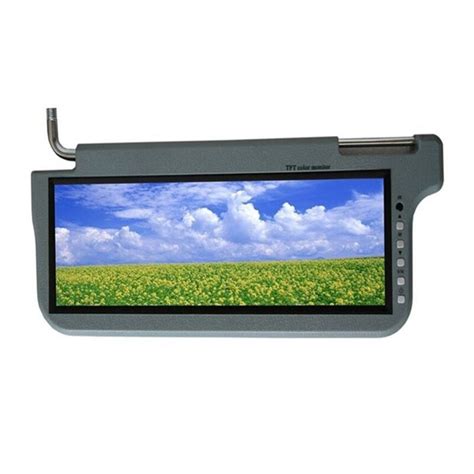 left side  car sun visor monitor   channel video input lcd screen monitor  car