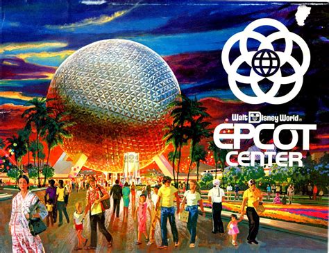 epcot center epcot center  pictorial souvenir epcot center walt