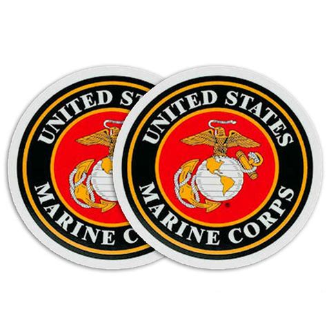 united states marine corps seal circle decal vetfriends