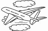 Mewarnai Pesawat Gambar Terbang Sketsa Ember Transportasi Contoh Belajar Dapur Peralatan sketch template