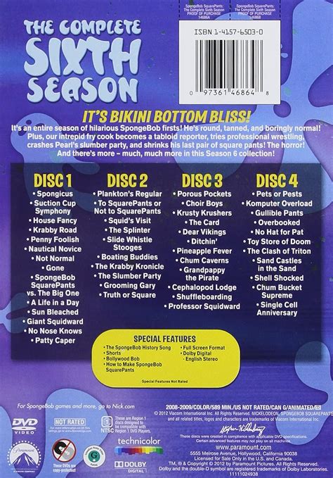 spongebob season  dvd walmart vvticoast