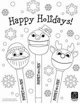 Coloring Happy Pages Holiday Holidays Kids Printable December Christmas Sheets Library Activities Choose Board Popular sketch template