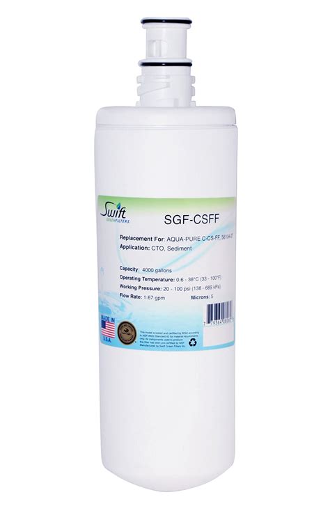 Swift Green Filters Sgf Csff Replacement Water Filter For Aqua Pure C