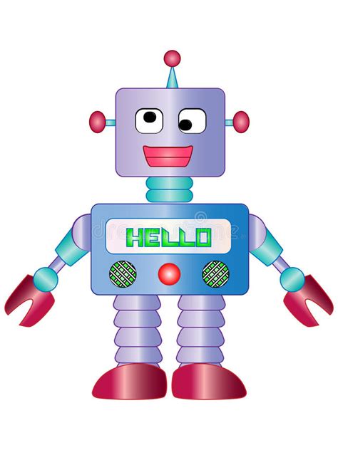 Robot Clipart Stock Illustration Illustration Of Android