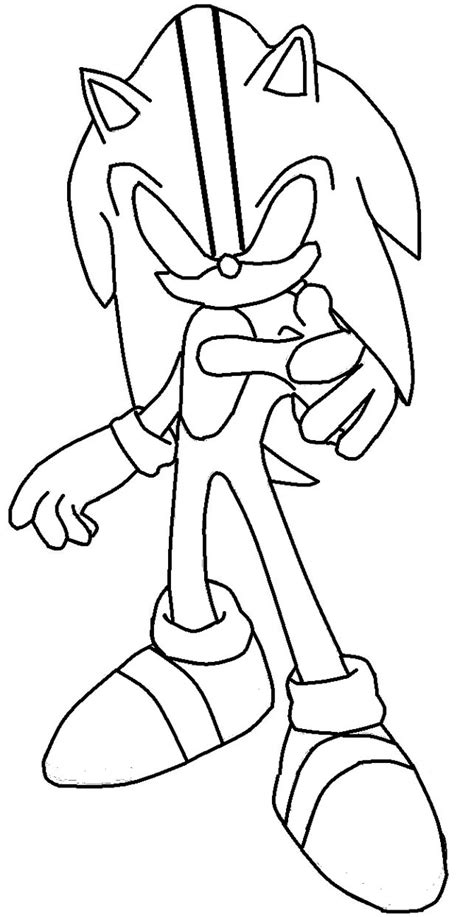 super sonic coloring pages  getdrawings