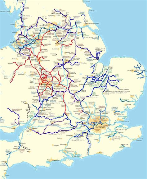 map  canals  england