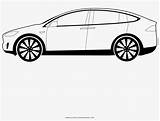 Tesla Coloring Model Car Executive Pngkey sketch template