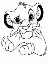 Lion King Coloring Pages Disney Printable Print sketch template