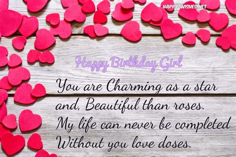 Happy Birthday Wishes For Girlfriend Quotes And Messages