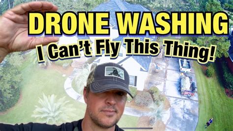 soft washing roof washing pressure washing drone youtube