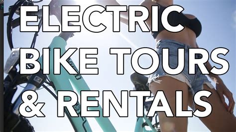 electric bike tours  rentals   smyrna beach florida youtube